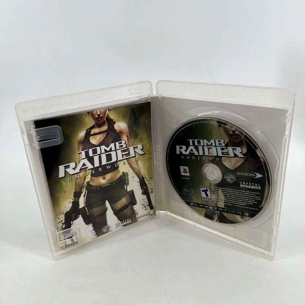Tomb Raider: Underworld (Sony PlayStation 3, 2008) PS3 Complete W/ Manual CIB